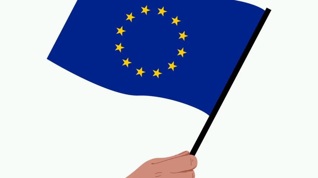 een illustratie van de europese vlag